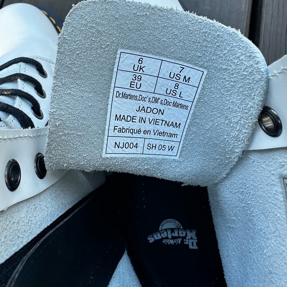 Dr Martens Jadon Boot Smooth Leather Platforms - Picture 7 of 8